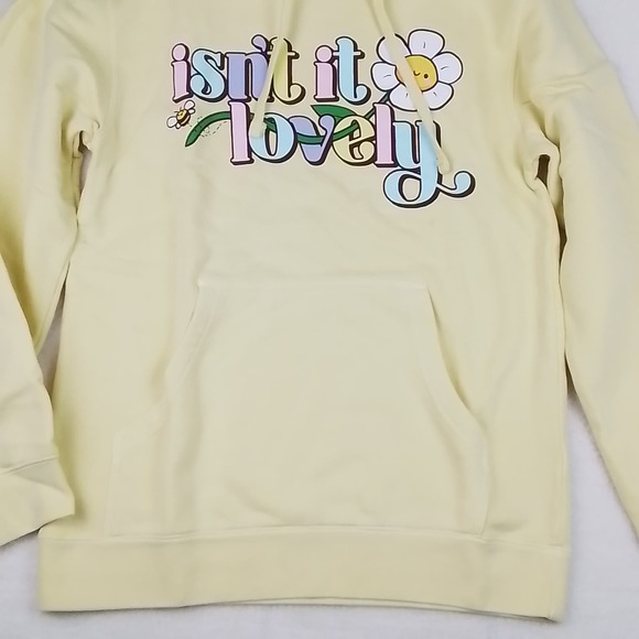 NIP REVOLVE BSR Samii Ryan Isn't it Lovely Hoodie Size Small in Yellow - Picture 7 of 10